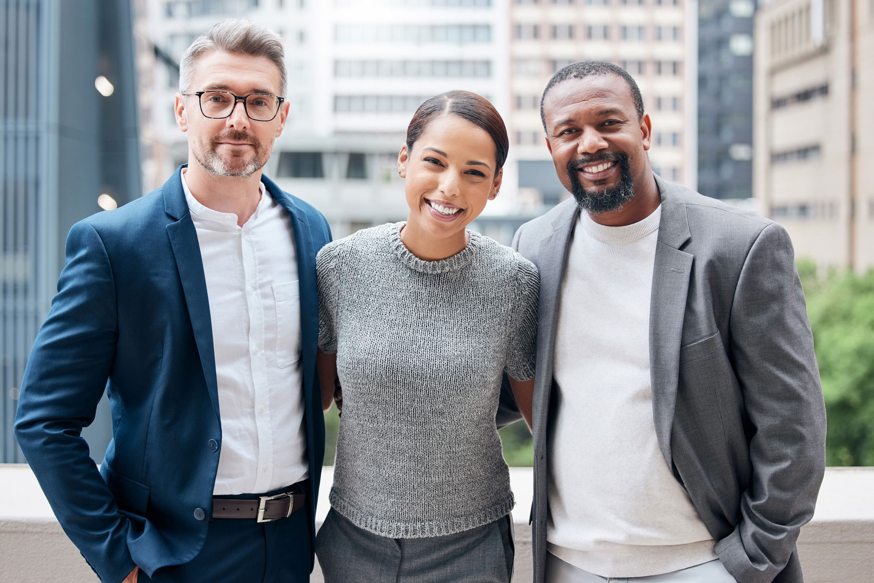 Business People Standing